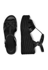 Badura Espadryle EO-AMARI-LT0228-26-805 Czarny. Kolor: czarny. Materiał: skóra #5