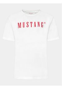 Mustang T-Shirt Austin 1014695 Biały Regular Fit. Kolor: biały. Materiał: bawełna #1