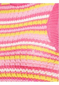 Gina Tricot Sukienka dzianinowa 19800 Różowy Slim Fit. Kolor: różowy. Materiał: bawełna #3