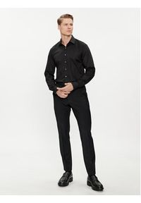 Calvin Klein Spodnie materiałowe Modern K10K112936 Czarny Slim Fit. Kolor: czarny. Materiał: syntetyk #3
