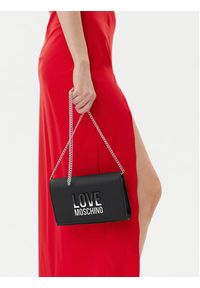Love Moschino - LOVE MOSCHINO Torebka JC4260PP0MKD000B Czarny. Kolor: czarny. Materiał: skórzane