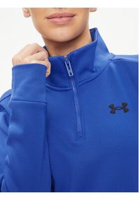 Under Armour Bluza Armour Fleece Qz 1373058 Niebieski Loose Fit. Kolor: niebieski. Materiał: syntetyk