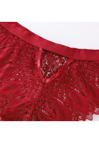 Intica - Figi damskie z ozdobną gumką na co dzień i specjalne okazje Edvige. Kolor: czerwony. Materiał: materiał #7