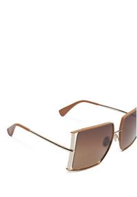 Max Mara Okulary przeciwsłoneczne MM0120 47F Brązowy. Kolor: brązowy #3