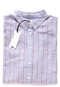 Lee - LEE ONE POCKET SHIRT HEATHER BLUE L46BCBLI. Materiał: materiał