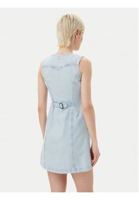 Levi's® Sukienka jeansowa Vianna Vest 001WL-0000 Błękitny Regular Fit. Kolor: niebieski. Materiał: bawełna #4
