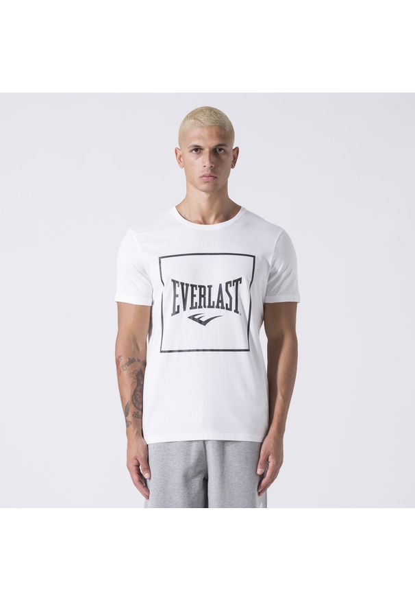 EVERLAST - Iconic Koszulka Z Grafika Biel Bawelna. Kolor: biały. Długość: krótkie