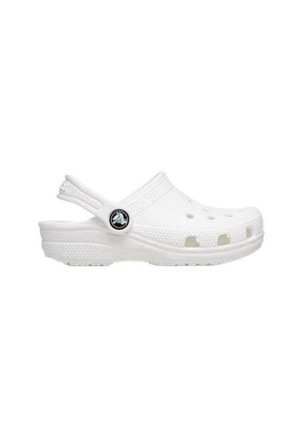 Buty do chodzenia dla dzieci Crocs Classic. Kolor: biały. Materiał: guma, syntetyk, materiał