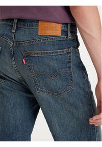 Levi's® Szorty jeansowe 398640100 Granatowy Straight Fit. Kolor: niebieski. Materiał: bawełna, jeans #4