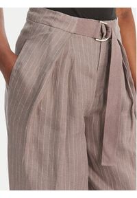 Eleh Spodnie materiałowe SS260028 Szary Oversize. Kolor: szary. Materiał: len #2