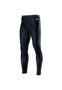 Legginsy sportowe męskie EXTREME HOBBY SHADOW. Kolor: czarny. Materiał: poliester, elastan #1