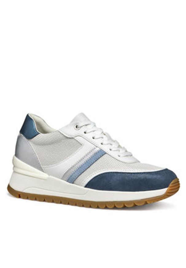 Geox Sneakersy D Desya D3500A 0AS54 C0626 Szary. Kolor: szary. Materiał: skóra
