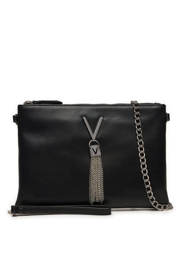 VALENTINO - Valentino Torebka Divina VBS1R419G Czarny. Kolor: czarny. Materiał: skórzane