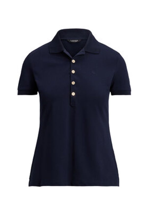 Lauren Ralph Lauren - LAUREN RALPH LAUREN Polo 200679219028 Granatowy Regular Fit. Typ kołnierza: polo. Kolor: niebieski. Materiał: bawełna