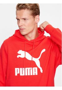 Puma Bluza Classics Logo 530084 Czerwony Regular Fit. Kolor: czerwony. Materiał: bawełna