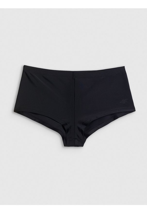 4f - 4F Dół od bikini damski - czarny L. Kolor: czarny. Materiał: materiał. Długość: długie