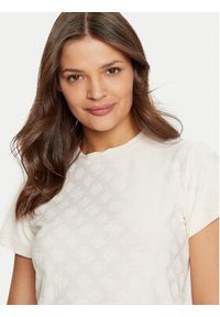 Guess T-Shirt V5RI02 KCLG2 Écru Regular Fit. Materiał: syntetyk #4