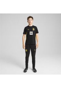 Puma - Młodzieżowa koszulka Borussia Dortmund PUMA Black Faster Yellow. Kolor: żółty, wielokolorowy, czarny