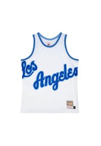 Mitchell & Ness - Koszulka Los Angeles Lakers Blown Out Fashion. Kolor: biały. Sport: koszykówka #1