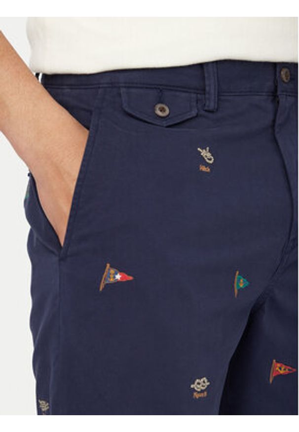 Polo Ralph Lauren Szorty materiałowe 710A13007001 Granatowy Regular Fit. Kolor: niebieski. Materiał: bawełna