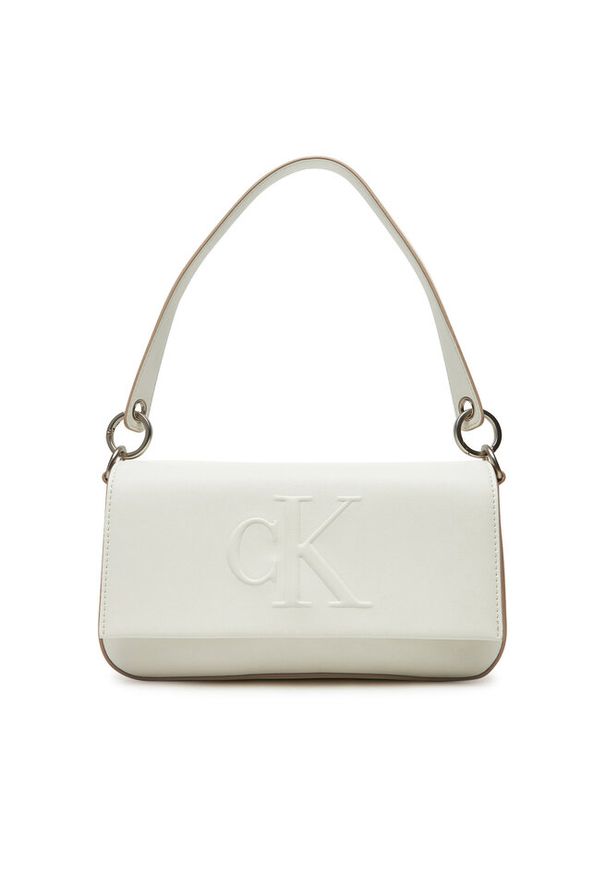 Torebka Calvin Klein. Kolor: biały