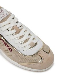 Pinko - PINKO Sneakersy Reby 03 SS0061 T026 Beżowy. Kolor: beżowy. Materiał: materiał