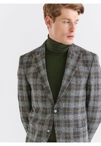 Pako Lorente - PAKO LORENTE – Marynarka casualowa w kratę. Okazja: na co dzień. Sezon: jesień. Styl: casual