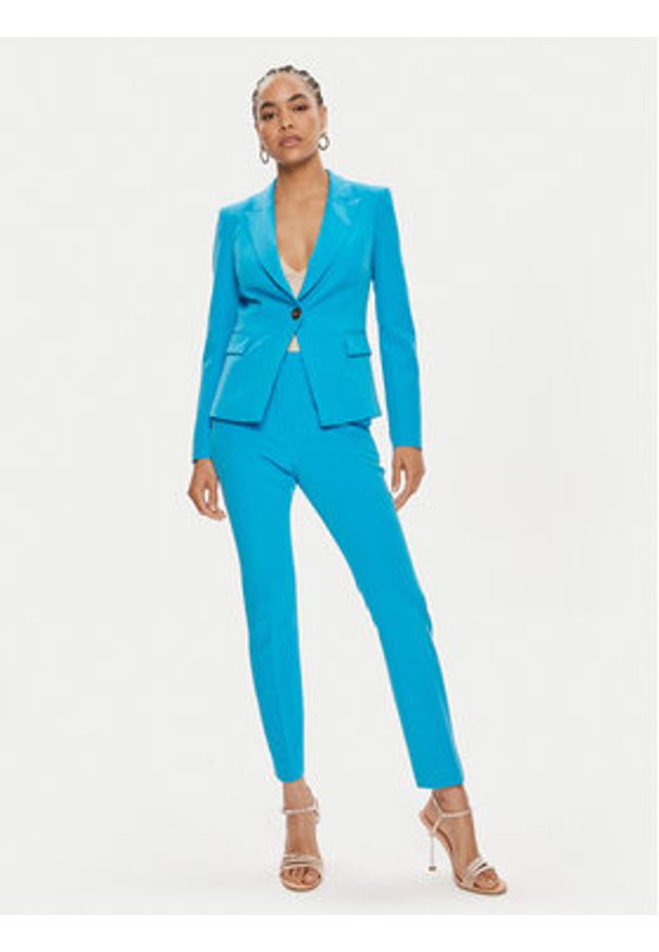 Liu Jo Marynarka CA4199 T2200 Niebieski Regular Fit. Kolor: niebieski. Materiał: syntetyk