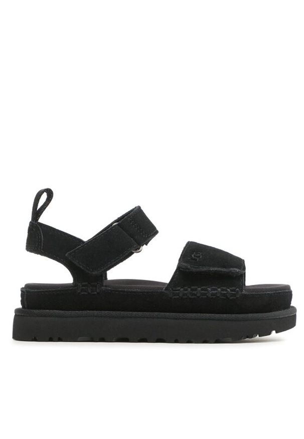 Ugg Sandały W Goldenstar Sandals 1136783 Czarny. Kolor: czarny. Materiał: zamsz, skóra