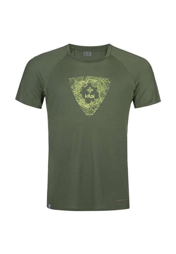 Męska koszulka do biegania Kilpi WYLDER-M. Kolor: zielony