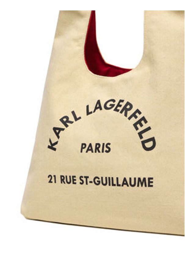 Karl Lagerfeld - KARL LAGERFELD Torebka B1W50015 Beżowy. Kolor: beżowy