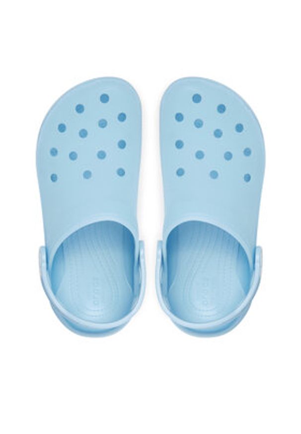 Crocs Klapki Classic Frosted Clog 210928 Błękitny. Kolor: niebieski