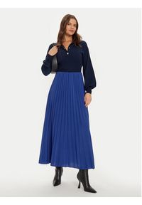 Vero Moda Spódnica plisowana Soma 10316237 Niebieski Regular Fit. Kolor: niebieski. Materiał: syntetyk #5