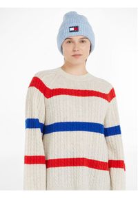 Tommy Jeans Czapka Tjw Soft Ready Beanie AW0AW15464 Błękitny. Kolor: niebieski. Materiał: syntetyk