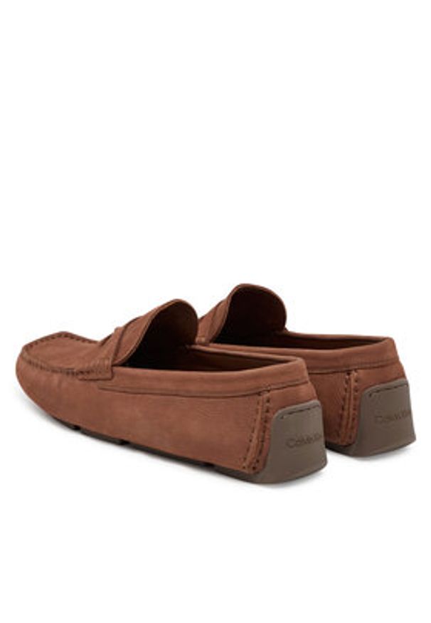Calvin Klein Mokasyny Driver Penny Nu HM0HM01866 Brązowy. Kolor: brązowy. Materiał: skóra