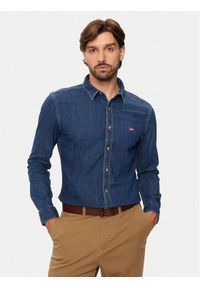 Levi's® Koszula jeansowa Battery Housemark 86625-0052 Niebieski Slim Fit. Kolor: niebieski. Materiał: bawełna