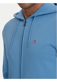 Napapijri Bluza Balis NP0A4HHV Niebieski Regular Fit. Kolor: niebieski. Materiał: bawełna #5