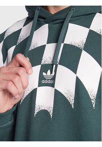 Adidas - adidas Bluza Rekive Graphic HK7355 Zielony Relaxed Fit. Kolor: zielony. Materiał: bawełna #3