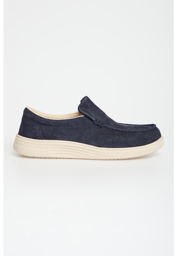 Liu Jo - Mokasyny męskie zamszowe LIU JO. Materiał: zamsz