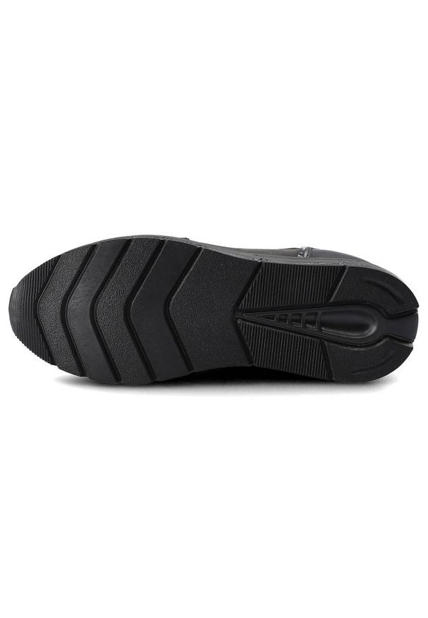 Czarne Sneakersy Cross Jeans Damskie Sportowe Buty. Okazja: na uczelnię. Kolor: czarny. Materiał: skóra ekologiczna, materiał. Szerokość cholewki: normalna. Wzór: aplikacja. Styl: sportowy