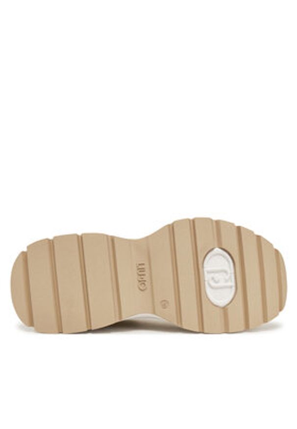 Liu Jo Sneakersy Eva 02 BA5065 PX243 Beżowy. Kolor: beżowy. Materiał: materiał