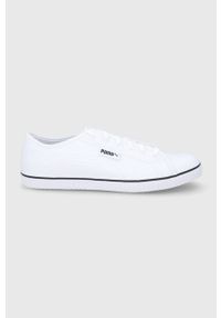 Puma tenisówki Ever LoPro męskie kolor biały. Nosek buta: okrągły. Zapięcie: sznurówki. Kolor: biały. Materiał: guma