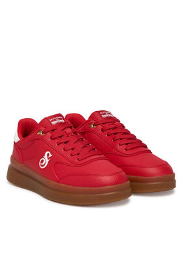 skechers - Skechers Sneakersy Snoop Dogg Courtside Urban 251200/RDW Czerwony. Kolor: czerwony. Materiał: skóra