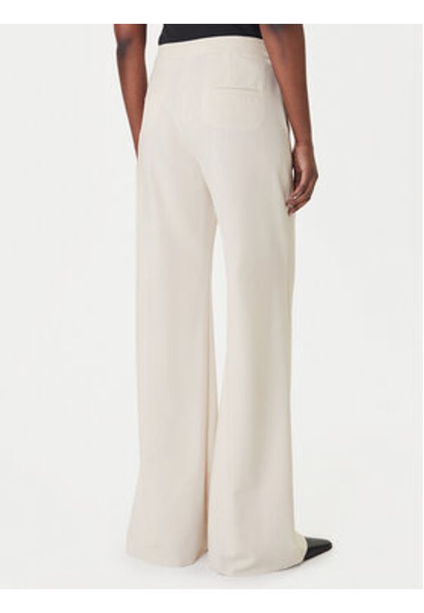 Marella Spodnie palazzo Sequoia 2613131211 Biały Wide Leg. Kolor: biały. Materiał: syntetyk