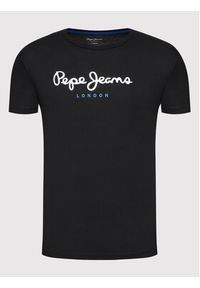 Pepe Jeans T-Shirt Eggo PM508208 Czarny Regular Fit. Kolor: czarny. Materiał: bawełna #3