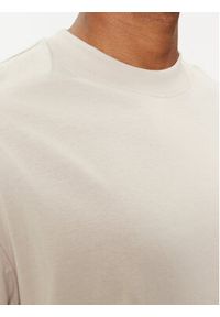 Jack & Jones - Jack&Jones T-Shirt Collective 12251865 Beżowy Wide Fit. Kolor: beżowy. Materiał: bawełna