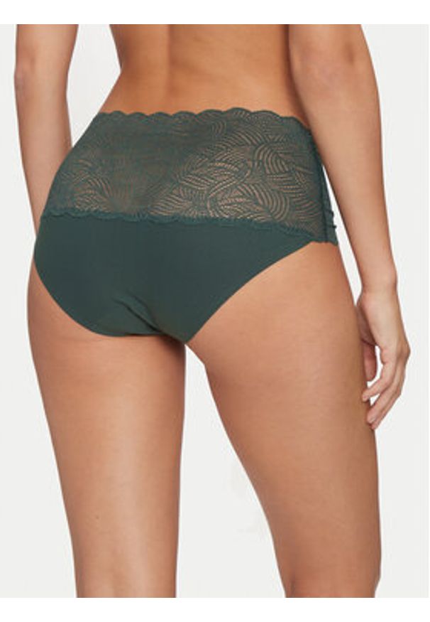 Chantelle Figi klasyczne z wysokim stanem Soft Stretch C11G80 Zielony. Stan: podwyższony. Kolor: zielony. Materiał: syntetyk