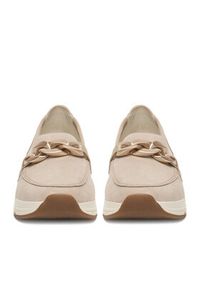 Rieker Półbuty 58944-60 Beżowy. Kolor: beżowy. Materiał: zamsz, skóra #8