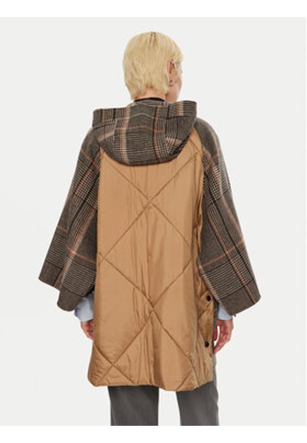 Weekend Max Mara Płaszcz wełniany Agitare 2425496012 Czarny Loose Fit. Kolor: czarny. Materiał: wełna
