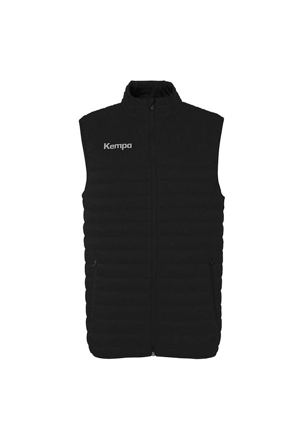 KEMPA - Kurtka dziecięca bez rękawów Uhlsport Basic. Kolor: czarny, biały, wielokolorowy. Materiał: puch. Długość rękawa: bez rękawów. Styl: młodzieżowy